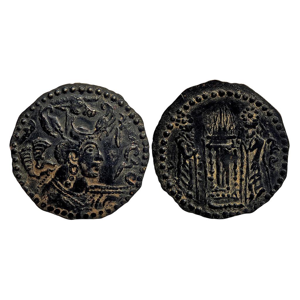 Ancient Kabul region Nezak Huns Napki Malka Copper Unit