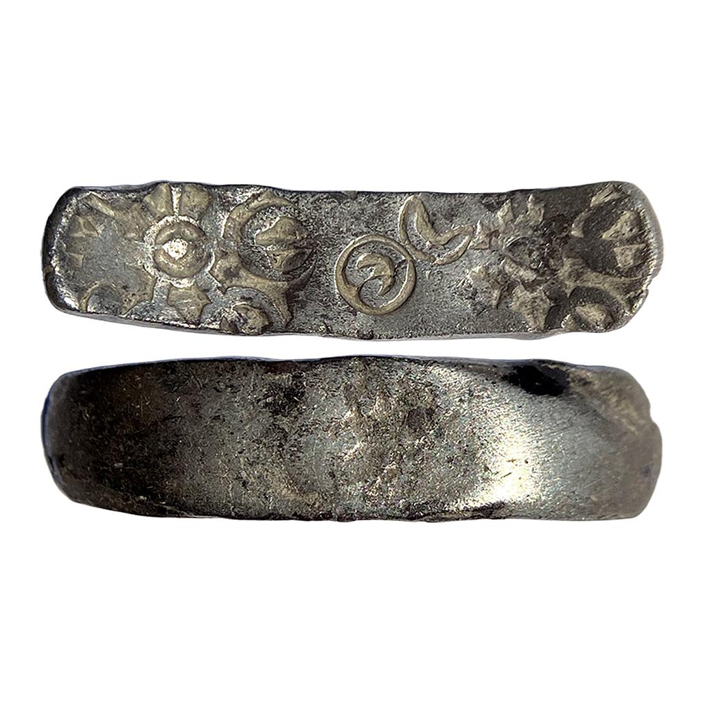 Ancient Punch Marked Coinage Gandhara Mahajanapada Bent Bar Silver 1 Shatamana