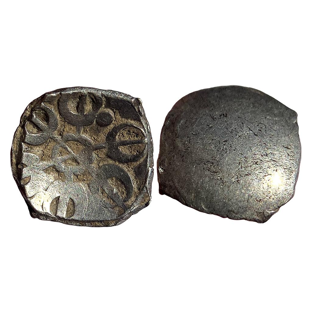 Ancient Punch Marked Coinage Gandhara Janapada Silver Shana or 1/8 Shatamana